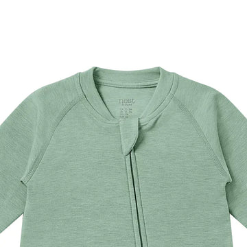 One-Piece Zip Footed